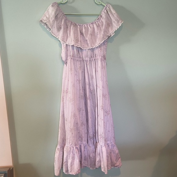 SOLD ❤️ 70s handmade peasant cottagecore boho Gunne Sax-style midi dress - Picture 2 of 7